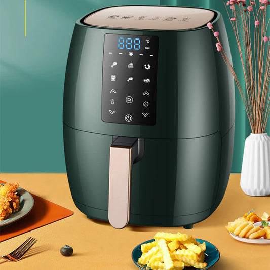 Household Appliances Smart Touch Automatic Power Off Touch Large Capacity Air Fryer Visual Air Fryer 5.5L