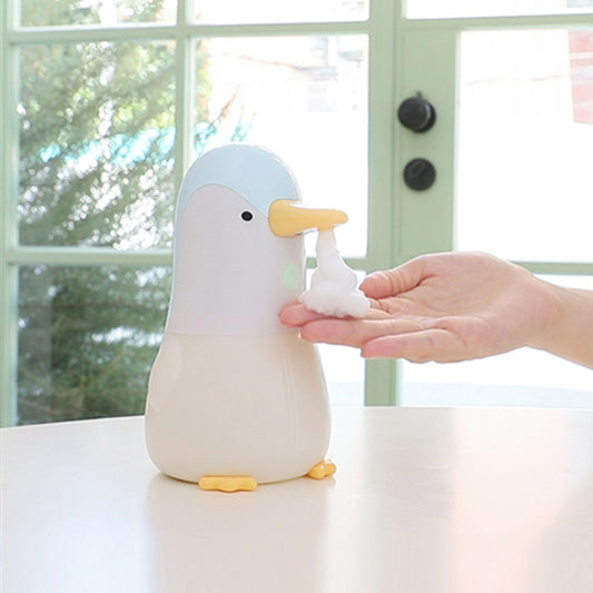 Penguin Bubble Washing Phone Home Desktop Smart Infrared Contactless Soap Dispenser Children's Automatic Induction Soap Dispenser